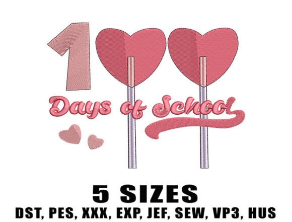 100th Day of School Embroidery Design Review