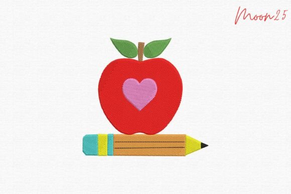 Apple Pencil Teacher School Classroom Icon Review