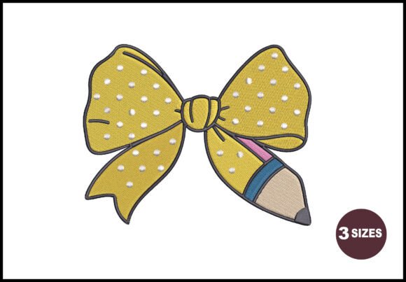 Back to School Bow Embroidery Review for Real Projects