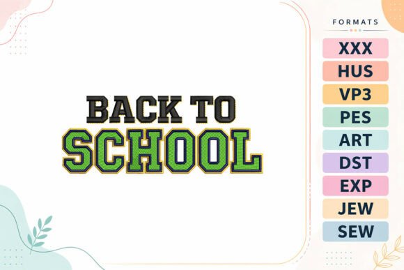 Back to School Quote Embroidery Design Review
