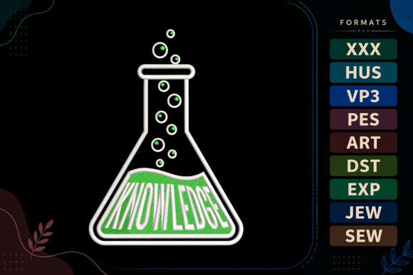Chemistry Back to School Embroidery Design Review