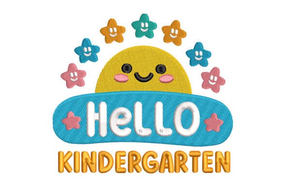 Kindergarten Back to School Embroidery Design Review