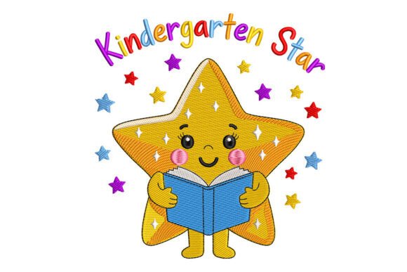 Kindergarten Star - Back to School Embroidery Design Review