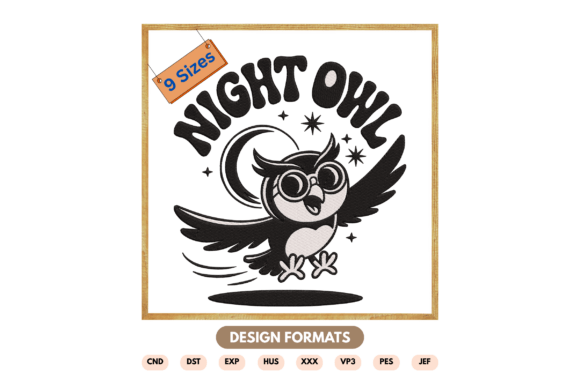Owl Embroidery Design Review for Seasonal and Holiday Products
