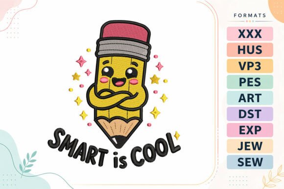 Smart Pencil Back to School Embroidery Design Review